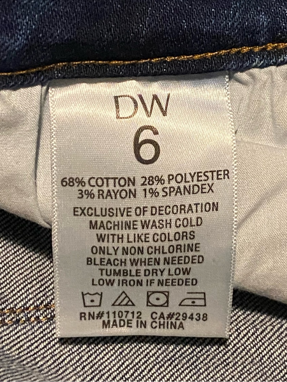 Women’s DRIFTWOOD Carlie Wide Leg Dark Blue Floral Embroidered Jeans Size 6 - Picture 11 of 11